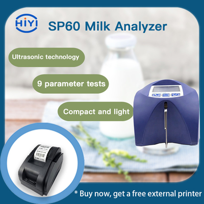 Máy phân tích sữa Sp60 Lactoscan Mini Ph / Conductivity tập trung siêu âm di động 5-10ml