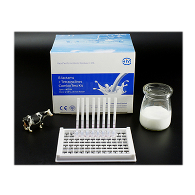 Dải thử nghiệm Chloramphenicol Sữa tươi Nguyên liệu Sữa bột Sữa tiệt trùng Trong suốt Dễ dàng giải thích kết quả trực quan